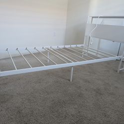 Twin bed frame and night stand