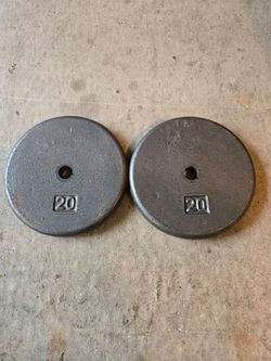 20lb pancake style Standard 1inch Weight Plates