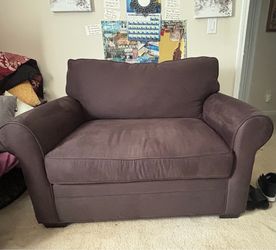 2-Piece Living Room Furniture Set — Sleeper Loveseat & Oversized Loveseat