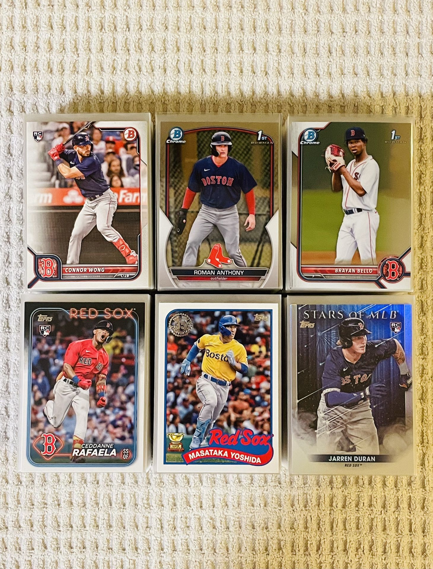 Boston Red Sox 260 Card Baseball Lot!
