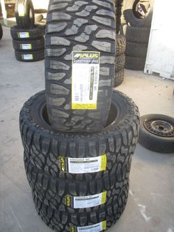 33x12.50R20 LT New Aplus Shredder Mud Terrain 10 Ply Tires