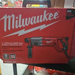 Milwaukee 1" Sds Plus Rotary Hammer Corded