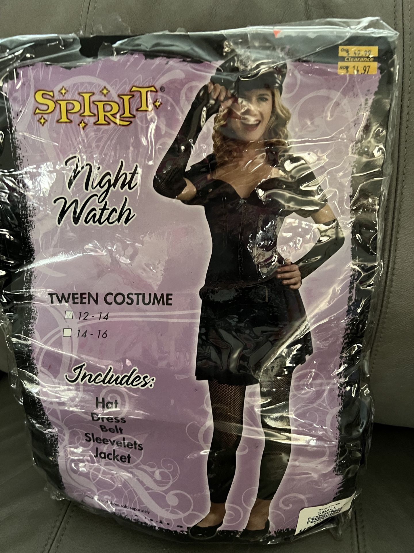 Night watch TWEEN/TEEN costume- size 12/14