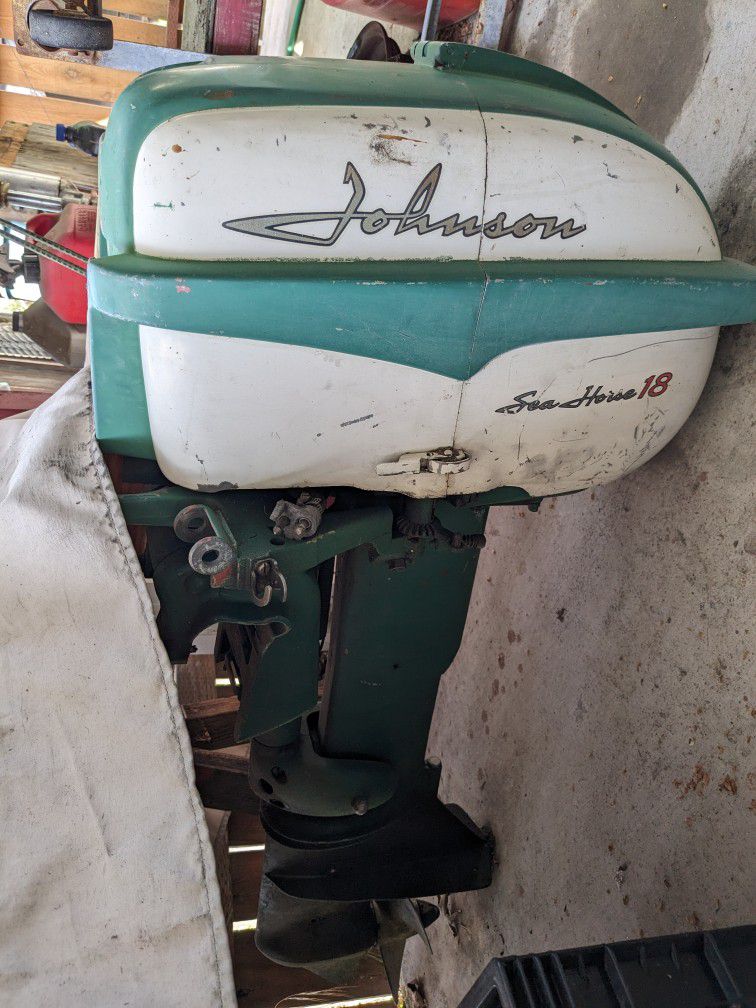 1950's Johnson 18hp Outboard Motor 