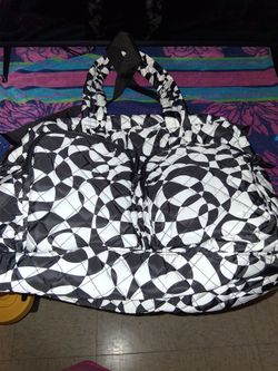 Black and white bag