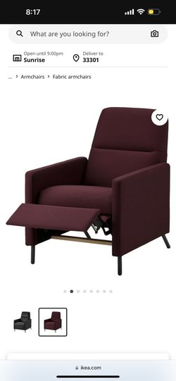 GISTAD Recliner, Idekulla From Ikea