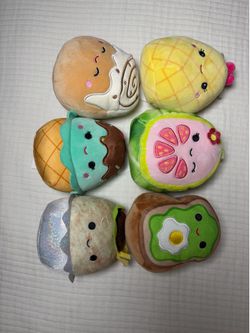 5 inch food Squishmallows