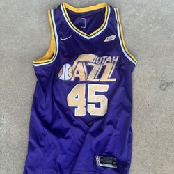 Donovan Mitchell Vintage Purple Jazz Jersey