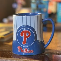  Boelter Brands PHILADELPHIA PHILLIES MUG blue red jersey - MLB baseball