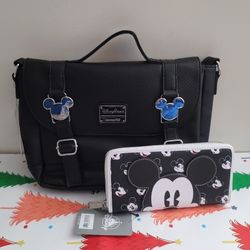 Mickey Messenger Bag and Wallet 