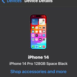 iPhone 14 Pro:: Space Black | UNLOCKED | 128GB | SUPERB CONDITION | Price Includes Silicone Case And Accessories 