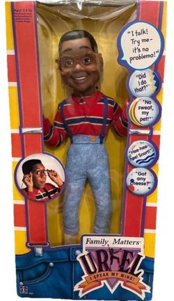 Steve Urkel “Family Matters” Talking Doll (Hasbro) 1991