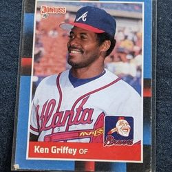 1988 Donruss Ken Griffey baseball card Atlanta Braves #202