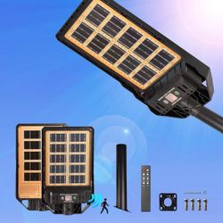 1000W Street Lights Outdoor, Solar Powered