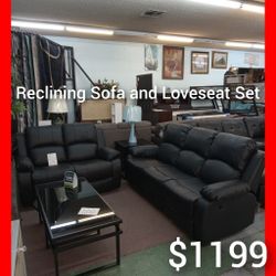 🤩 Reclining Sofa And Loveseat Set 