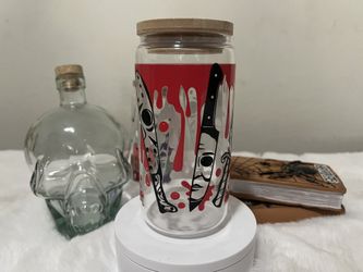 Halloween Glass Cup 