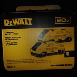 DeWalt 2 20 Max Volt Brand New