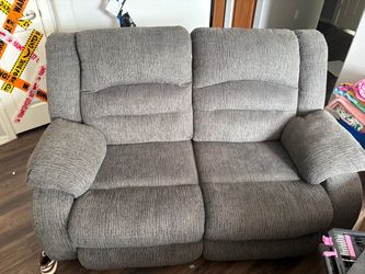 Dark grey couch