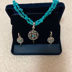 Montana Silversmiths Turquoise Jewelry Set