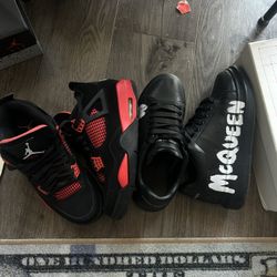 Jordan 4s Alexander Mcqueens m MCM 8.5-9