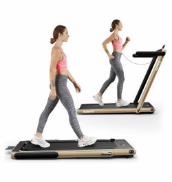Goplus 1100W Folding Treadmill Electric Motorized Power Fitness Running Machine w/Support