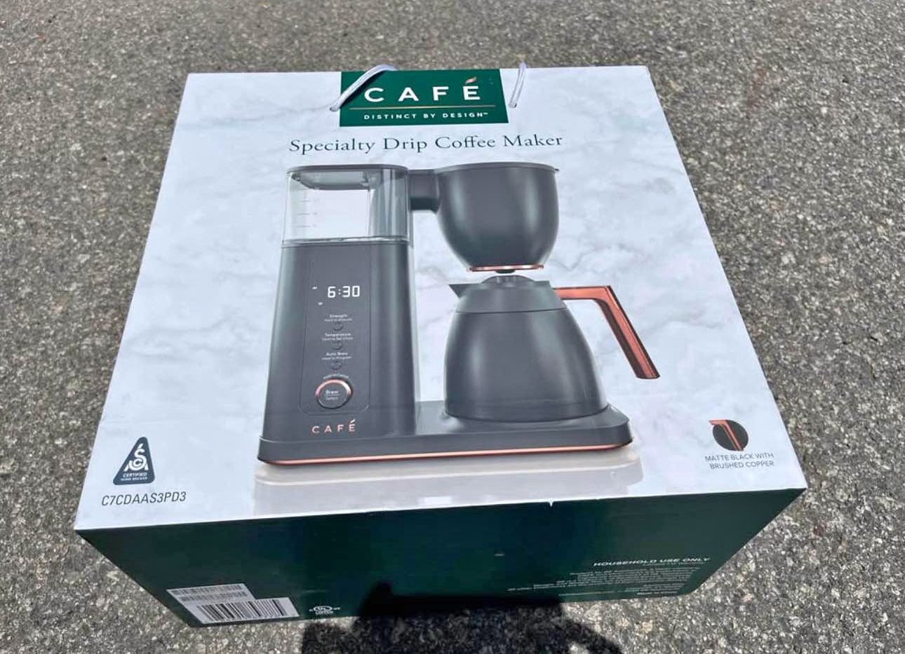 New Cafe Drip Coffee Maker machine 10 Cup Matte Black Insulated Thermal Carafe + Wifi connected