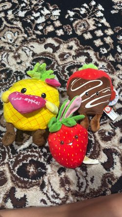 Random fruit stuffed animals
