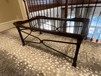 Vintage Maitland Smith Regency Style Coffee Table