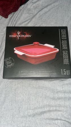 Hell’s Kitchen Square Covered Casserole Dish