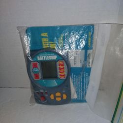 Vintage electronic, handheld, battleship, Milton Bradley