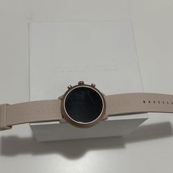 Pink Michael Kors smart watch
