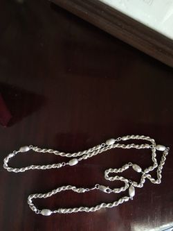 Sterling Silver Rope Necklace