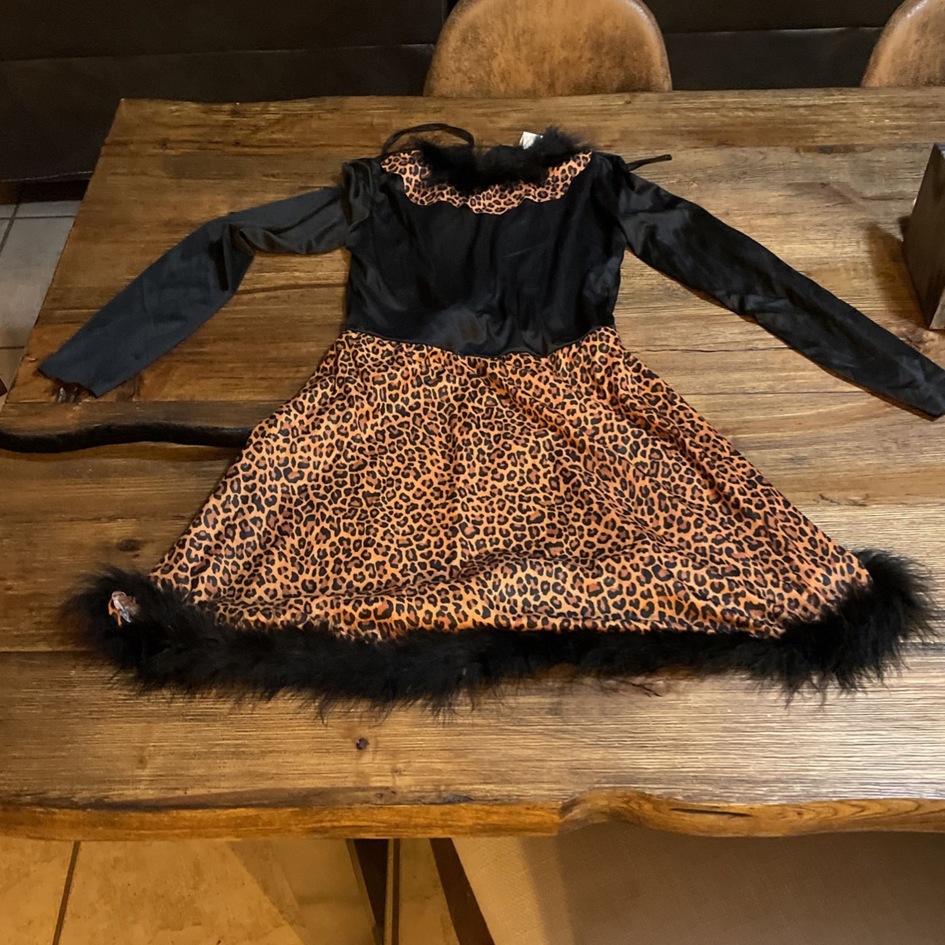 Womens Cat/Leopard Halloween Costume, Size S/M, $15
