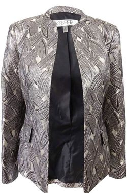 Kasper Metallic Blazer/Jacket Size 6P