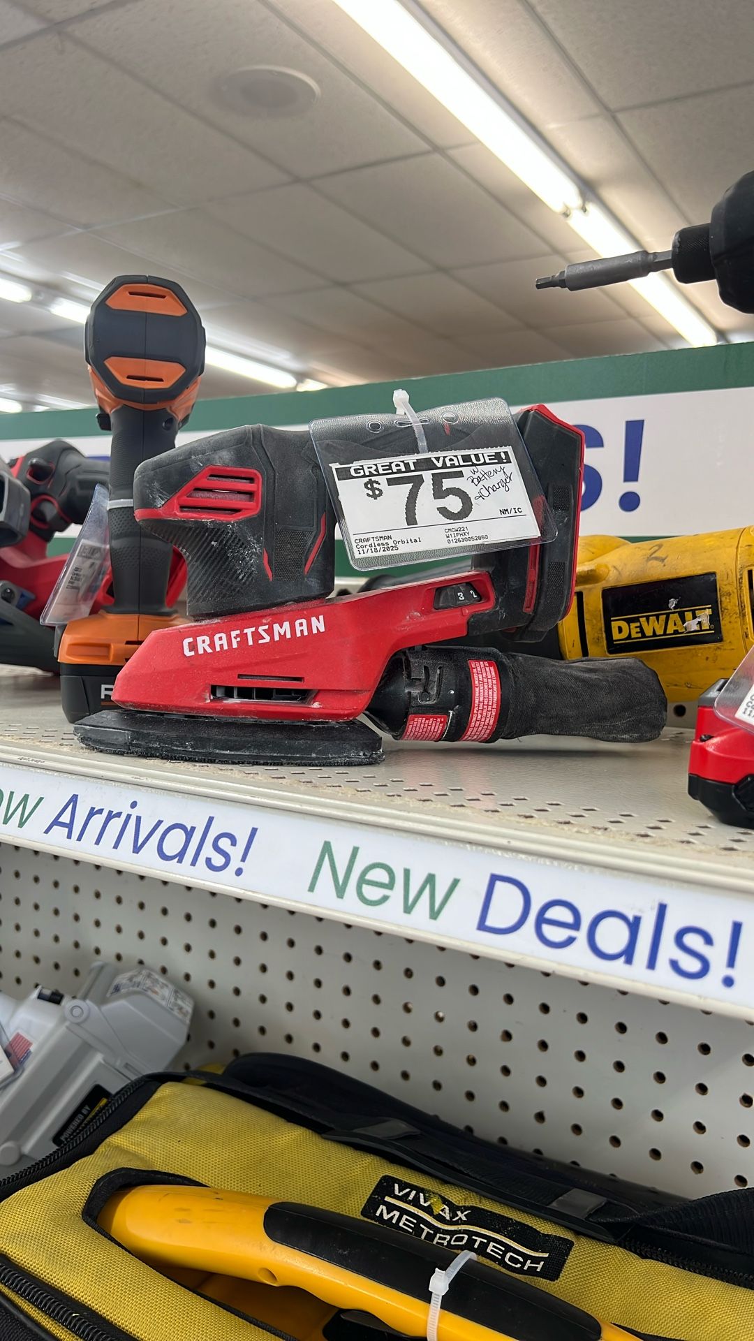 Craftsman Sander With Battery And Charger