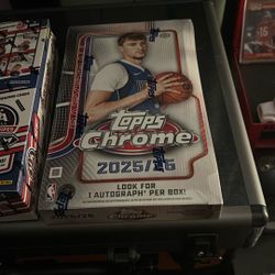Topps Chrome 2025/26 Basketball Hobby Box