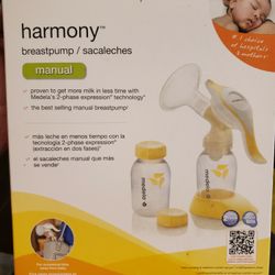 Medela Manual breast pump with Flex Shields Harmony Single Hand for More Comfort and Expressing More Milk