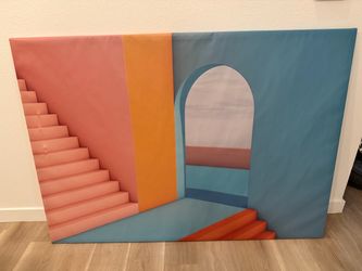 Large Canvas Wall Art Architectural Print