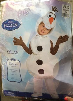 Olaf toddler costume