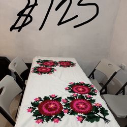 Mantel  Hecha A Mano Bordas Y Tejidas A Mano 
