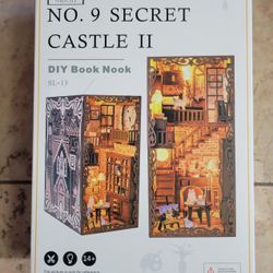 Wooden 3D Puzzles Tiny DIY House Bookcase