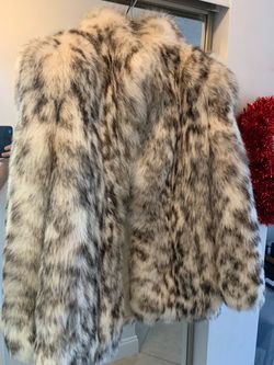 VINTAGE Y2K NEIMAN MARCUS FUR COATS LYNX AND FOX WOMEN MEDIUM RARE