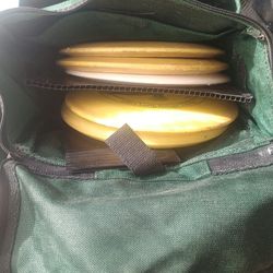 Disc Golf Discs And Bag. 