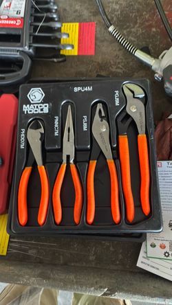 Matco Tools SPU4M 4-Piece Pliers Set