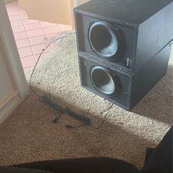 2 Sony Subwoofers 