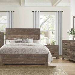 New 4pc Queen Bedroom Set