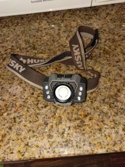 Husky 600 Lumens Rechargeable Headlamp - Dual Power & UV (Model 90709)