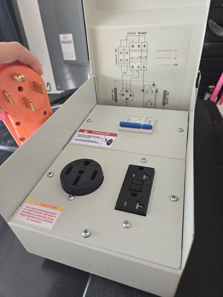 50 Amp RV hookup Box