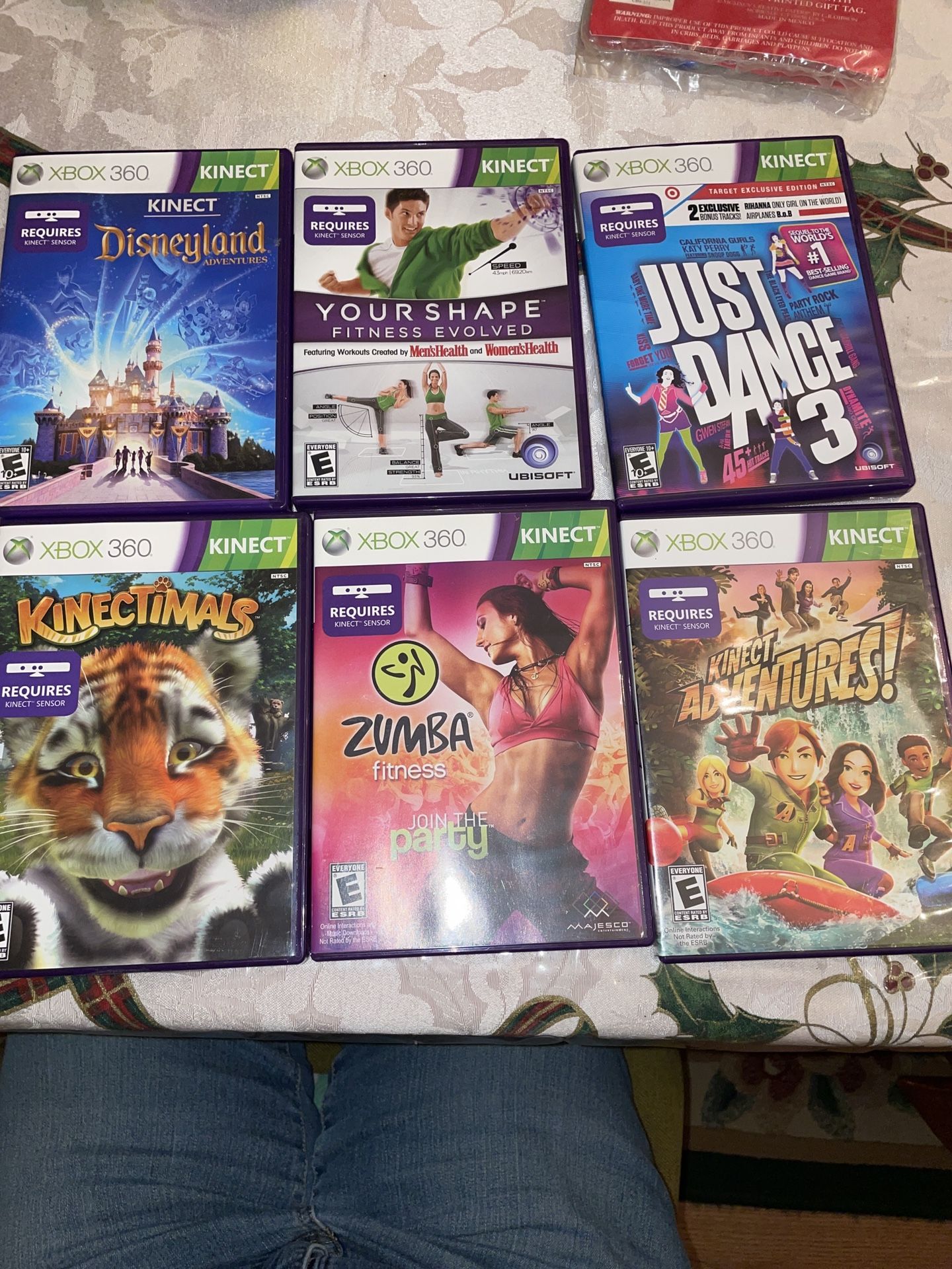 X Box 360 Kinect All For $20 Total Of 6!!!