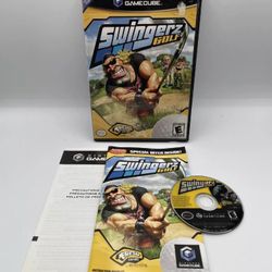 Swingerz Golf (Nintendo GameCube, 2002) w/ Manual complete in box